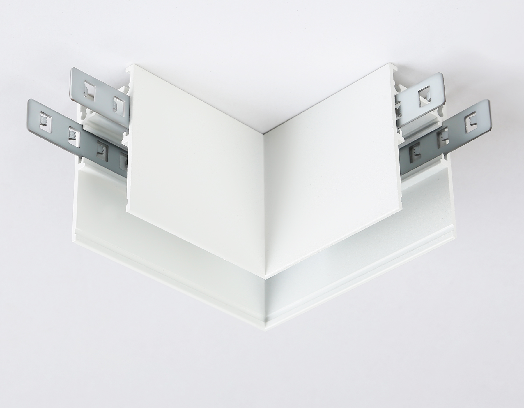 Коннектор угловой для накладного шинопровода Magnetic GL3369 WH белый коннектор угловой для накладного шинопровода 85*85*H53.7