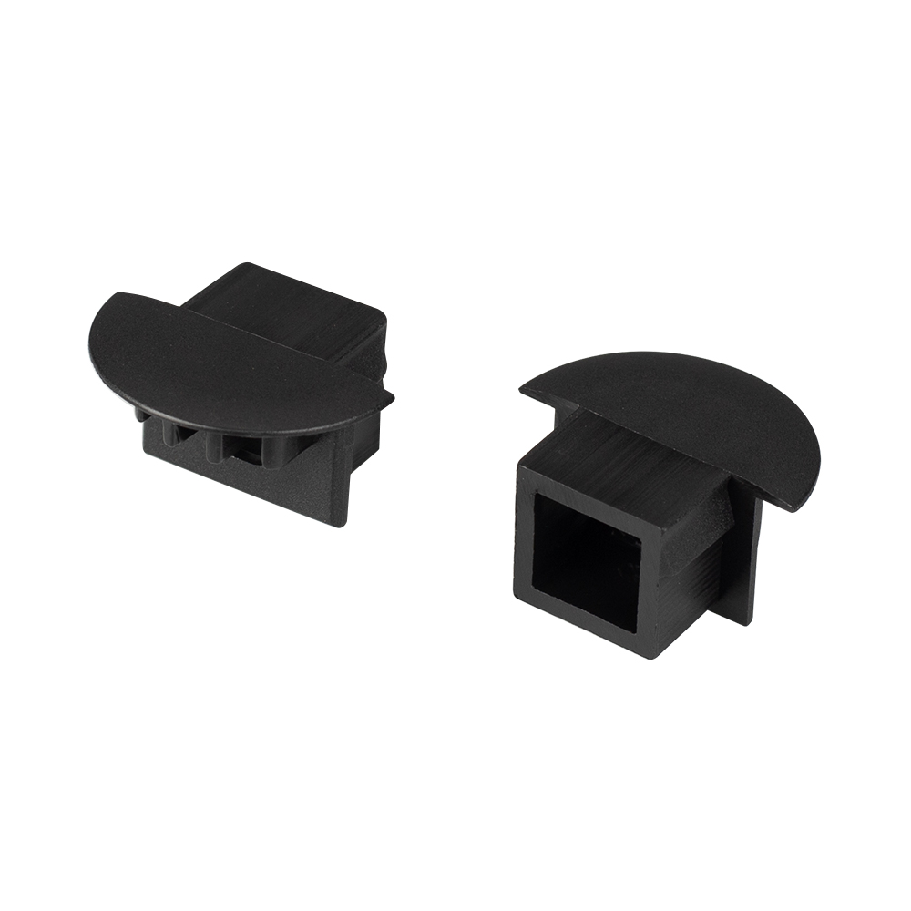 Заглушка для PDS-F черная с отверстием (Arlight, Пластик) 026206