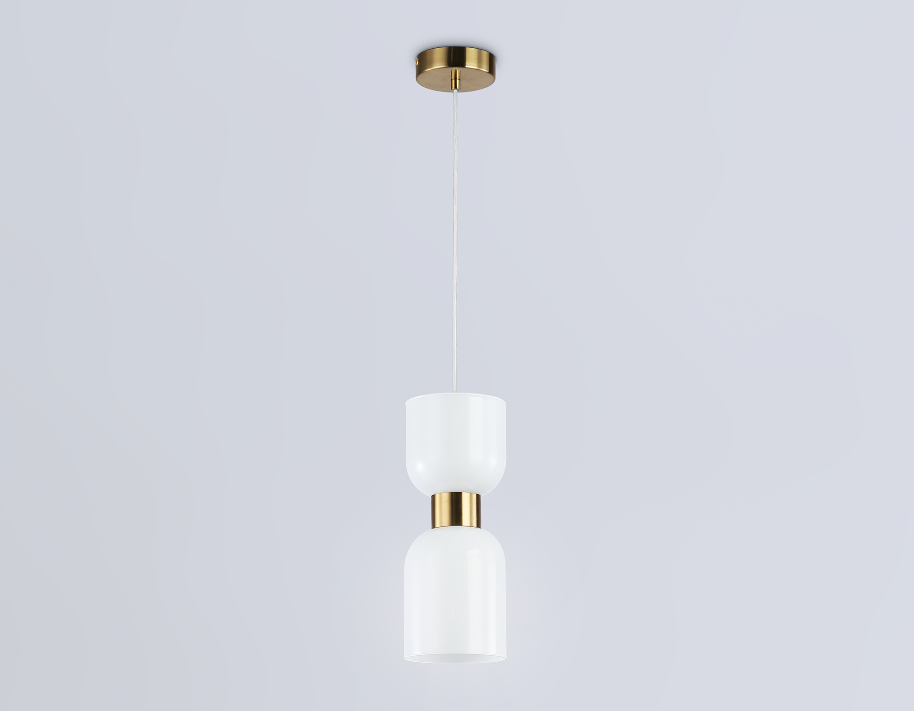 Подвесной светильник LH56091 BS/FR латунь/белый матовый E14 max 60W D120*1500