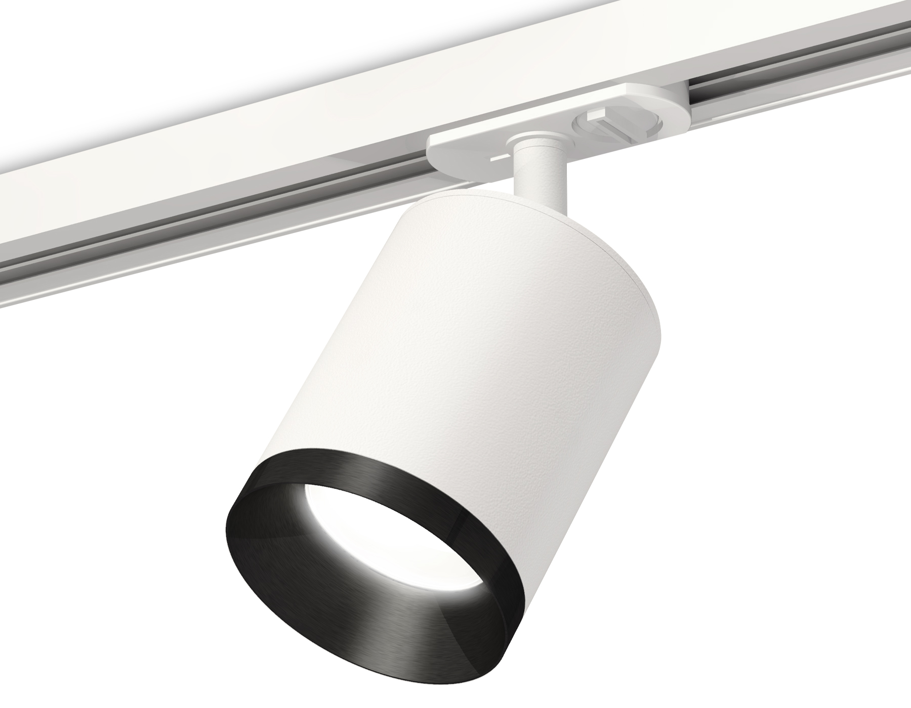 Комплект трекового светильника XT7421002 SWH/PBK белый песок/черный полированный MR16 GU5.3 (A2536, C7421, N7031)