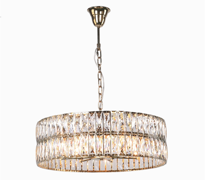 Подвесная люстра хрустальная 10120 101253C gold new (10125_3_c_gold_new)