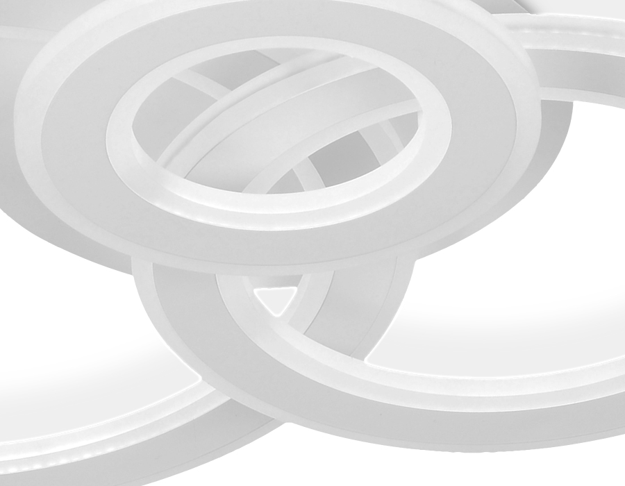 Потолочный светодиодный светильник с пультом FA861 WH белый 71W 540*470*105 (ПДУ РАДИО 2.4)