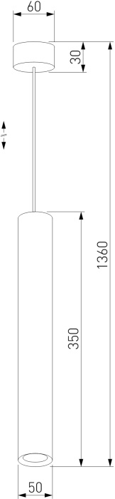Подвесной светильник Elektrostandard Base 50248 LED 7W 4000K белый (electrostandart_a064189)