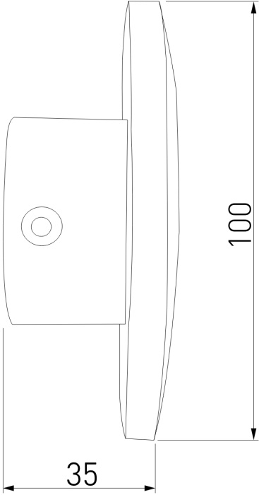 Настенный светильник черный жемчуг Elektrostandard Mini Disc MRL LED 1126 (a061713)