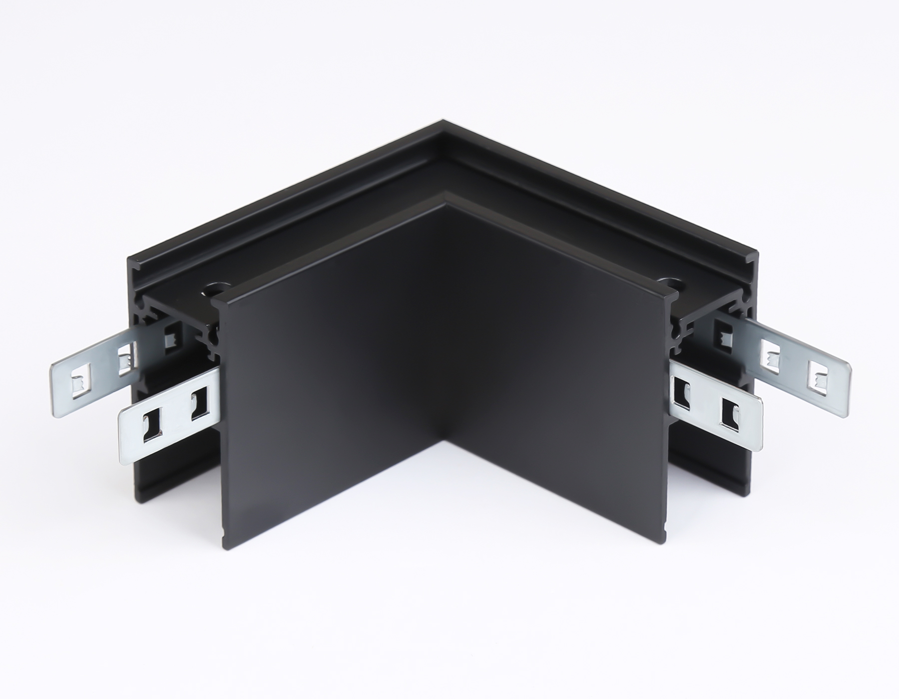 Коннектор угловой для накладного шинопровода Magnetic GL3372 BK черный коннектор угловой для накладного шинопровода 85*85*H53.7