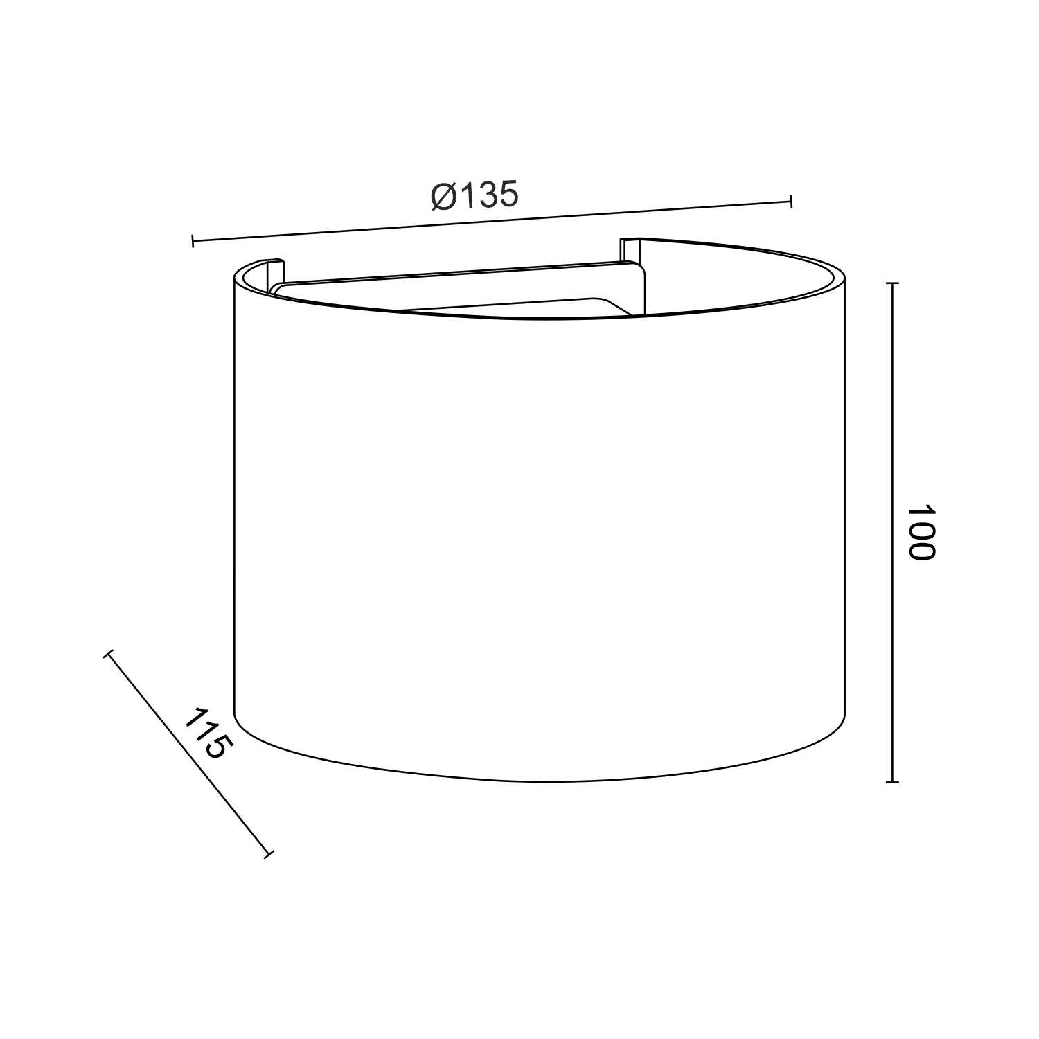 Настенный светодиодный светильник Ledron BCS-WL2017 Black-Gold (2996)