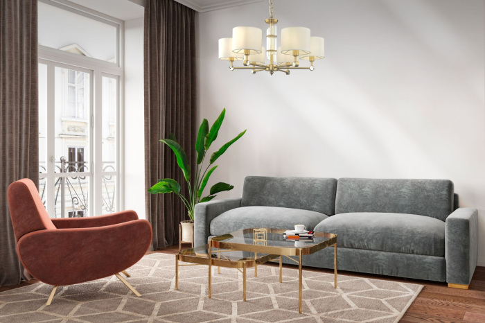 Подвесная люстра Alloro MOD088PL-06BS (mod088pl-06bs)