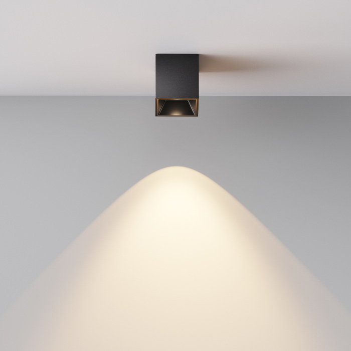 Накладной потолочный светильник Maytoni Alfa LED C064CL-5W3K-SQ-B (c064cl-5w3k-sq-b)