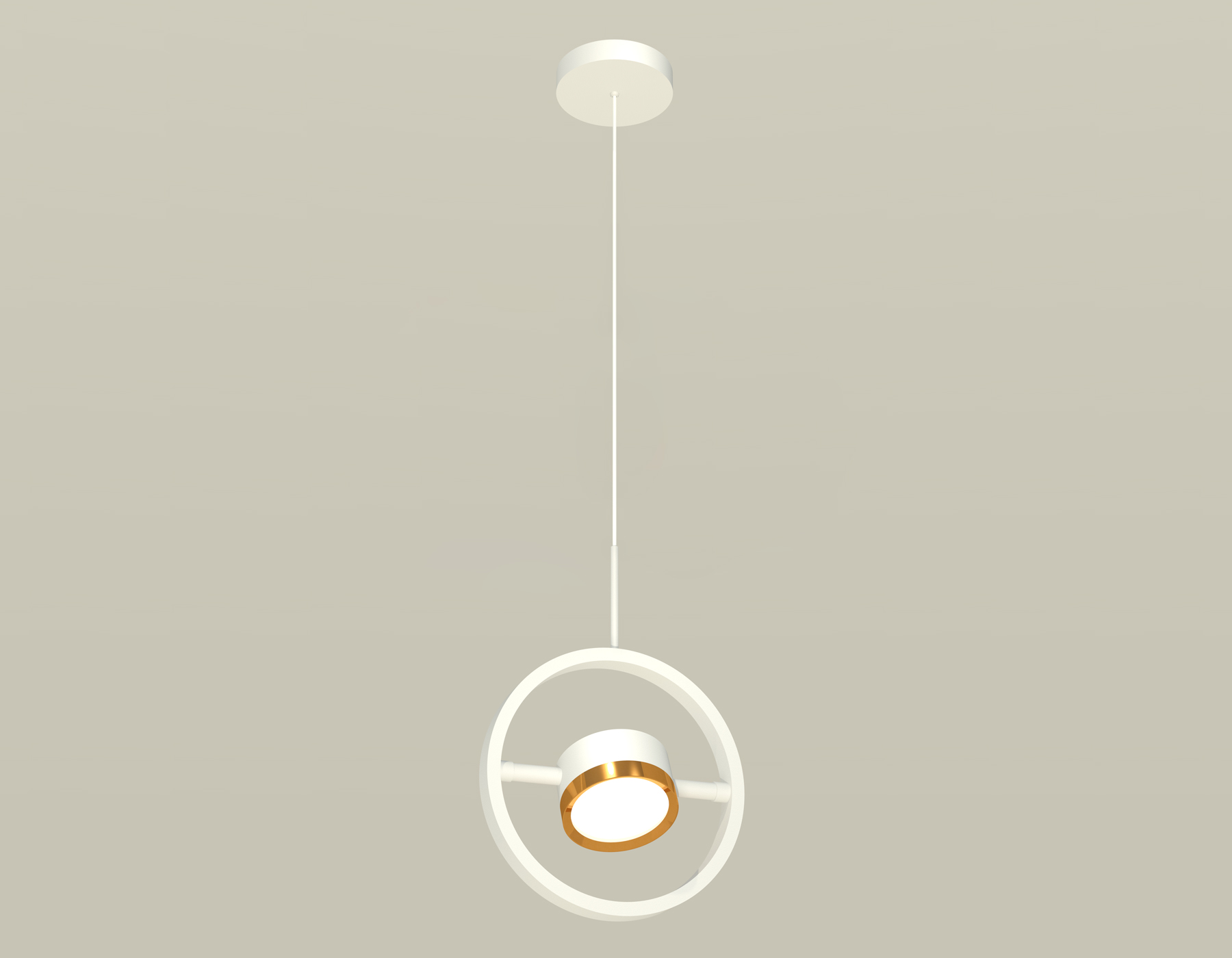 Комплект подвесного поворотного светильника XB9111103 SWH/PYG белый песок/золото желтое полированное GX53 (C9111, N8124)