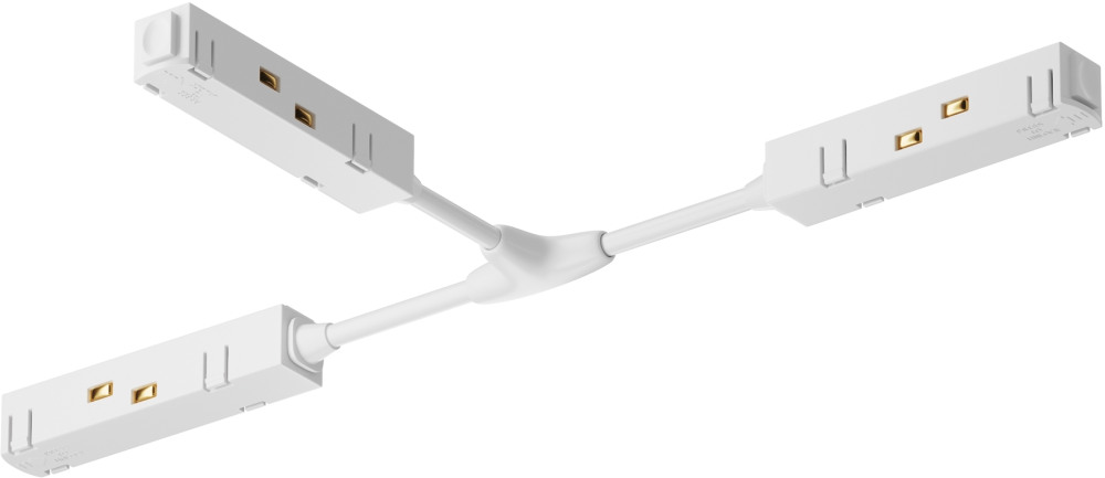 Коннектор питания Т-образный Gravity белый магнитный Maytoni Technical TRA004CWT-22W