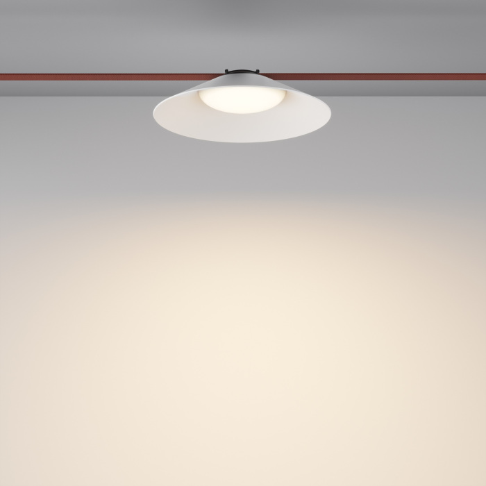 Трековый светильник Maytoni Campana Parity TR127B-12W3K-W 48V 3000K 12Вт белый (tr127b-12w3k-w)