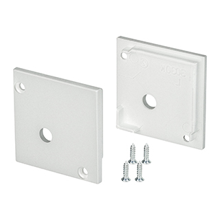 Заглушка SL-KANT-H30 SQUARE с отверстием (Arlight, Пластик) 024481