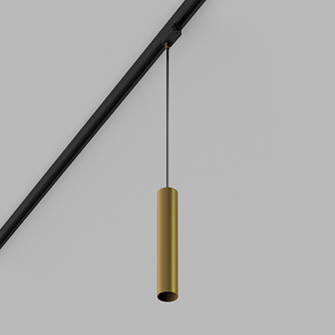 Светодиодный светильник для 3-фазного трека под лампу MJT-1182 Gold (10004)