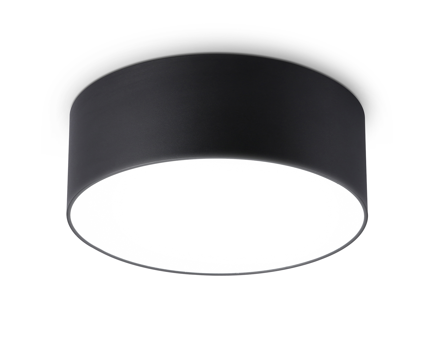 Потолочный светодиодный светильник FV5514 BK черный LED 15W 4200K D120*58 (Без ПДУ)