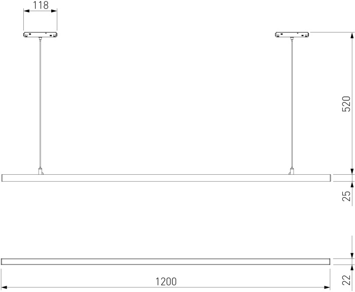 Трековый светильник Elektrostandard Slim Magnetic 8510601 40W 4000K Milo чрный