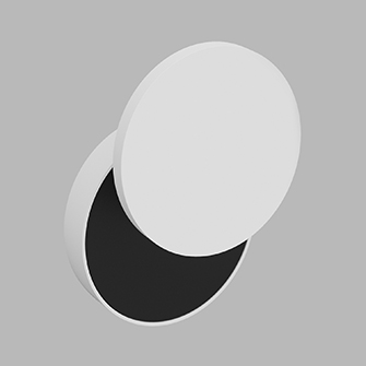 Настенный светодиодный светильник Ledron UFO G2 White-Black (2896)