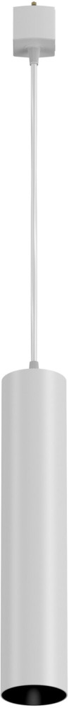 Трековый подвесной светильник Focus Unity GU10 50Вт однофазный Maytoni Technical TR025-1-GU10-W (tr025-1-gu10-w)
