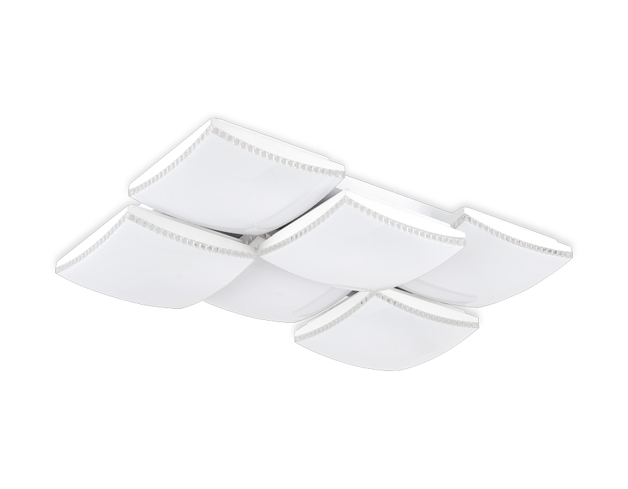 Потолочный светодиодный светильник с пультом FP2326 WH белый 216W 810*540*145 (ПДУ РАДИО 2.4)