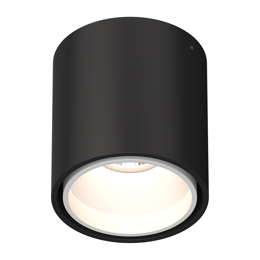 Накладной светильник под сменную лампу Ledron KEA R ED GU10 Black-White (2800)