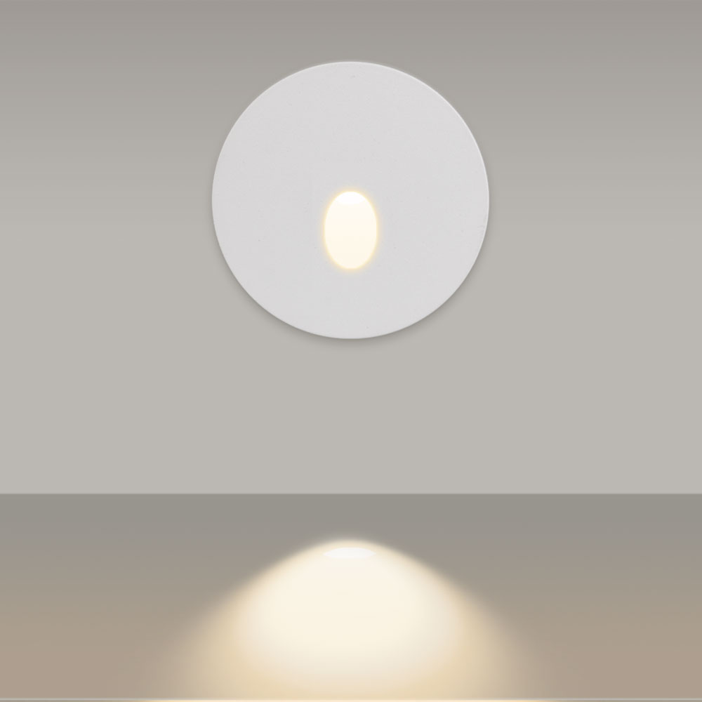 Светильник LT-GAP-R70-3W Warm3000 (WH, 30 deg) (Arlight, IP65 Металл, 3 года) 025737