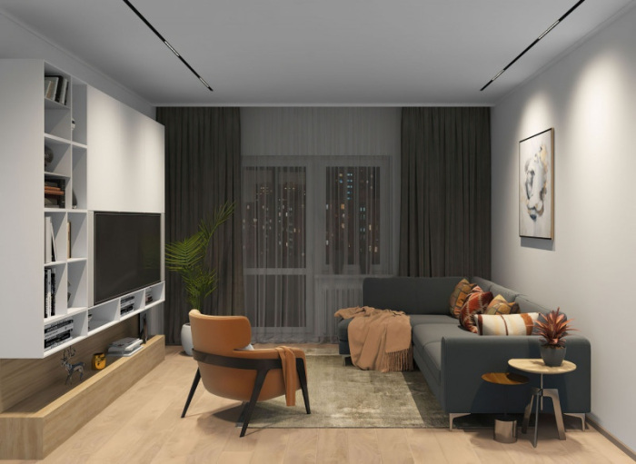 Трековый светильник светодиодный DK8002-BK (dk8002-bk)