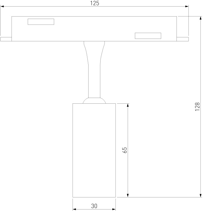 Трековый светильник магнитный 5W 4200K Cantors латунь Elektrostandard Slim Magnetic 8503601 (a062798)