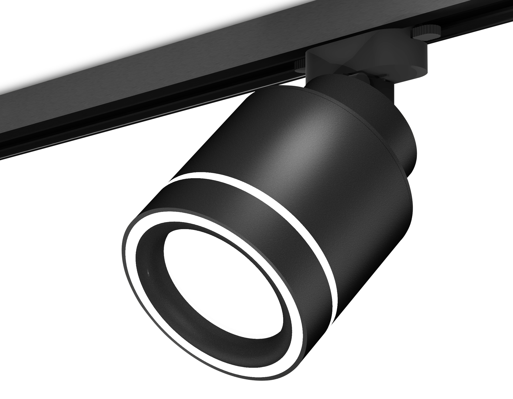 Комплект трекового светильника с акрилом XT8111003 SBK/FR черный песок/белый матовый GX53 (A2526, A2106, C8111, N8434)