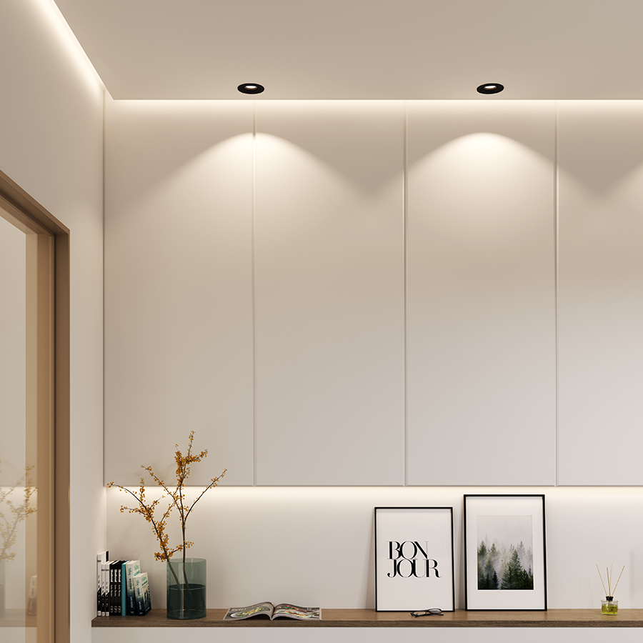 Встраиваемый поворотный светодиодный светильник Ledron LD0030-10W-B (8394)