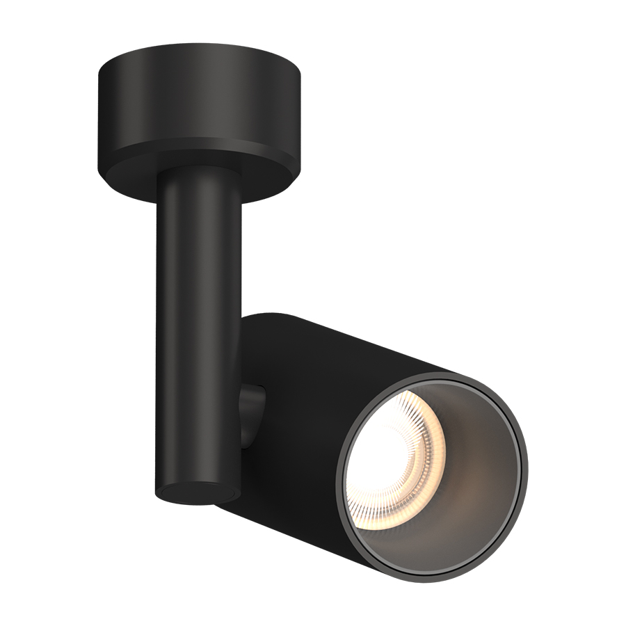 Накладной поворотный светодиодный светильник Ledron CSU0609 Black-Grey TRIAC (10136)