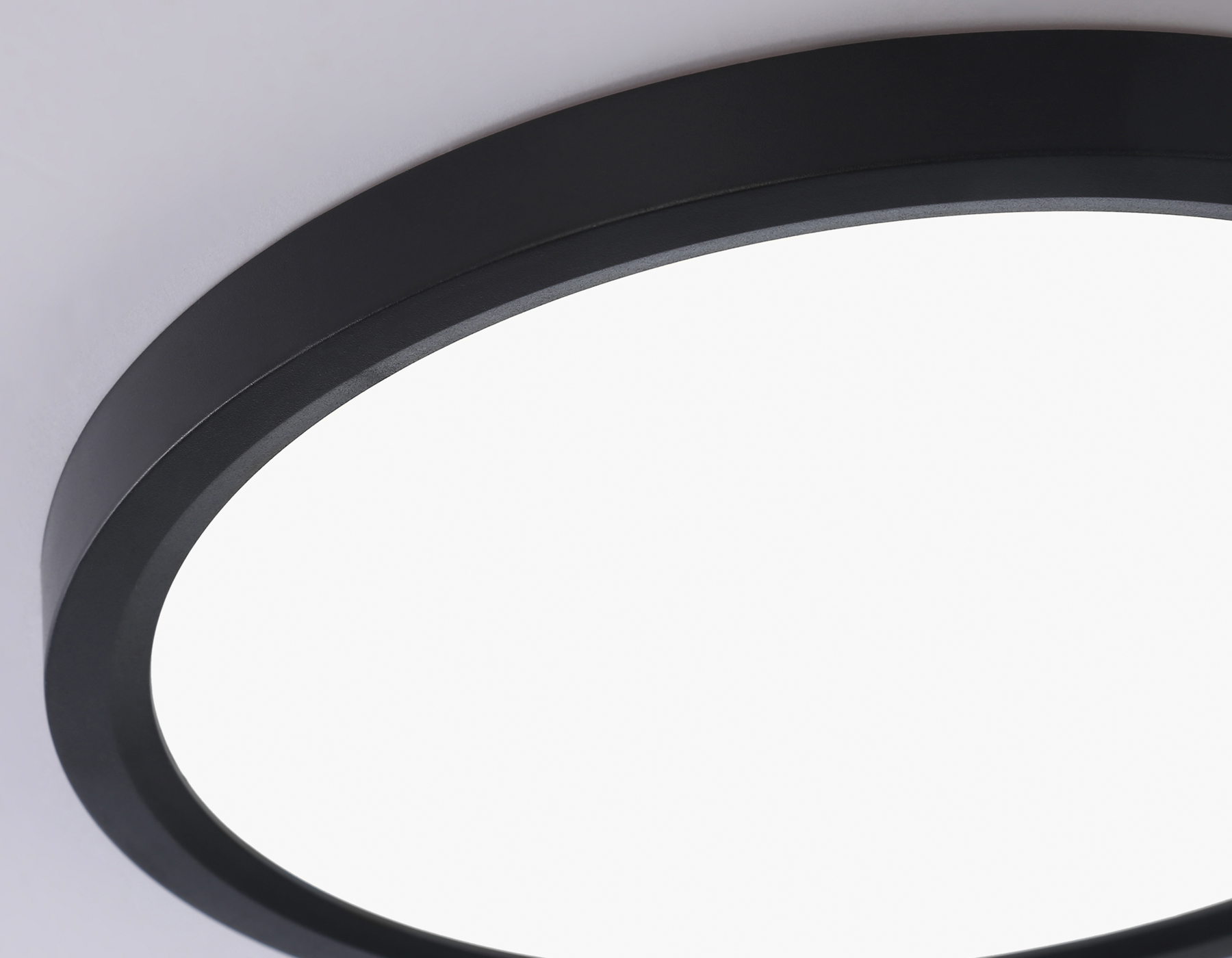 Светильник светодиодный ультратонкий 3000K-6500K с CCT-переключателем FZ1904 BK черный IP54 20W 3000K-6500K CCT-переключатель D300*25 (Без ПДУ)