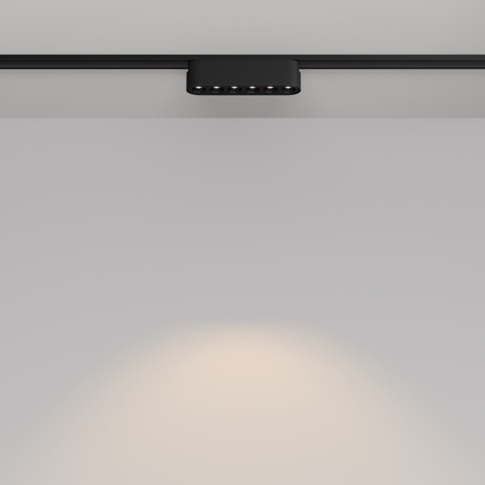 Трековый светильник Points Radity 3000K 6Вт 36 LED магнитный Maytoni Technical TR082-1-6W3K-M-B (tr082-1-6w3k-m-b)