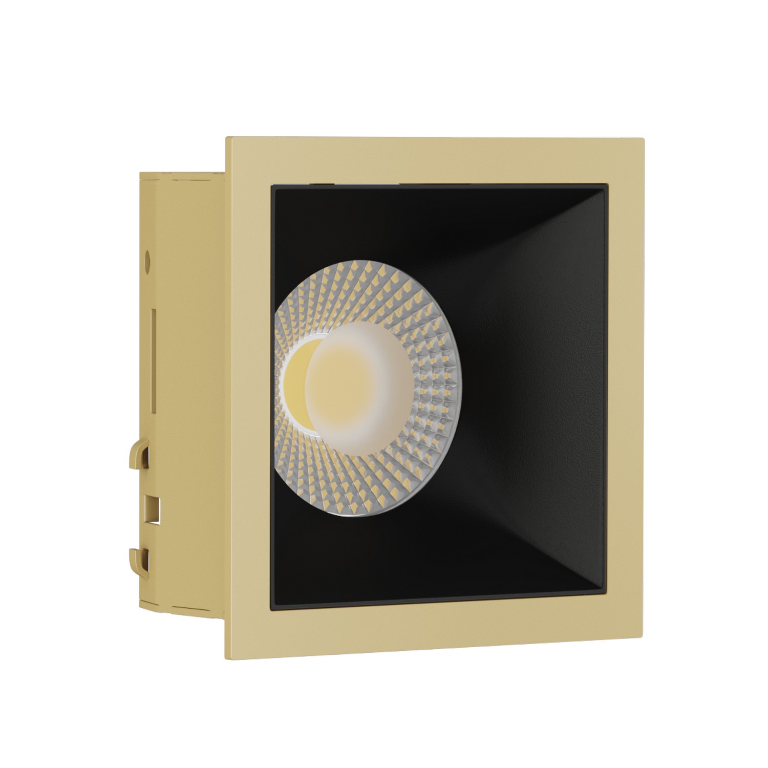 Встраиваемый светильник под сменную лампу Ledron RISE KIT1 Gold-Black (2453)