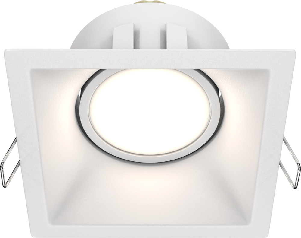 Встраиваемый светильник Dot GU10 1x50Вт Maytoni Technical DL029-2-01W (dl029-2-01w)