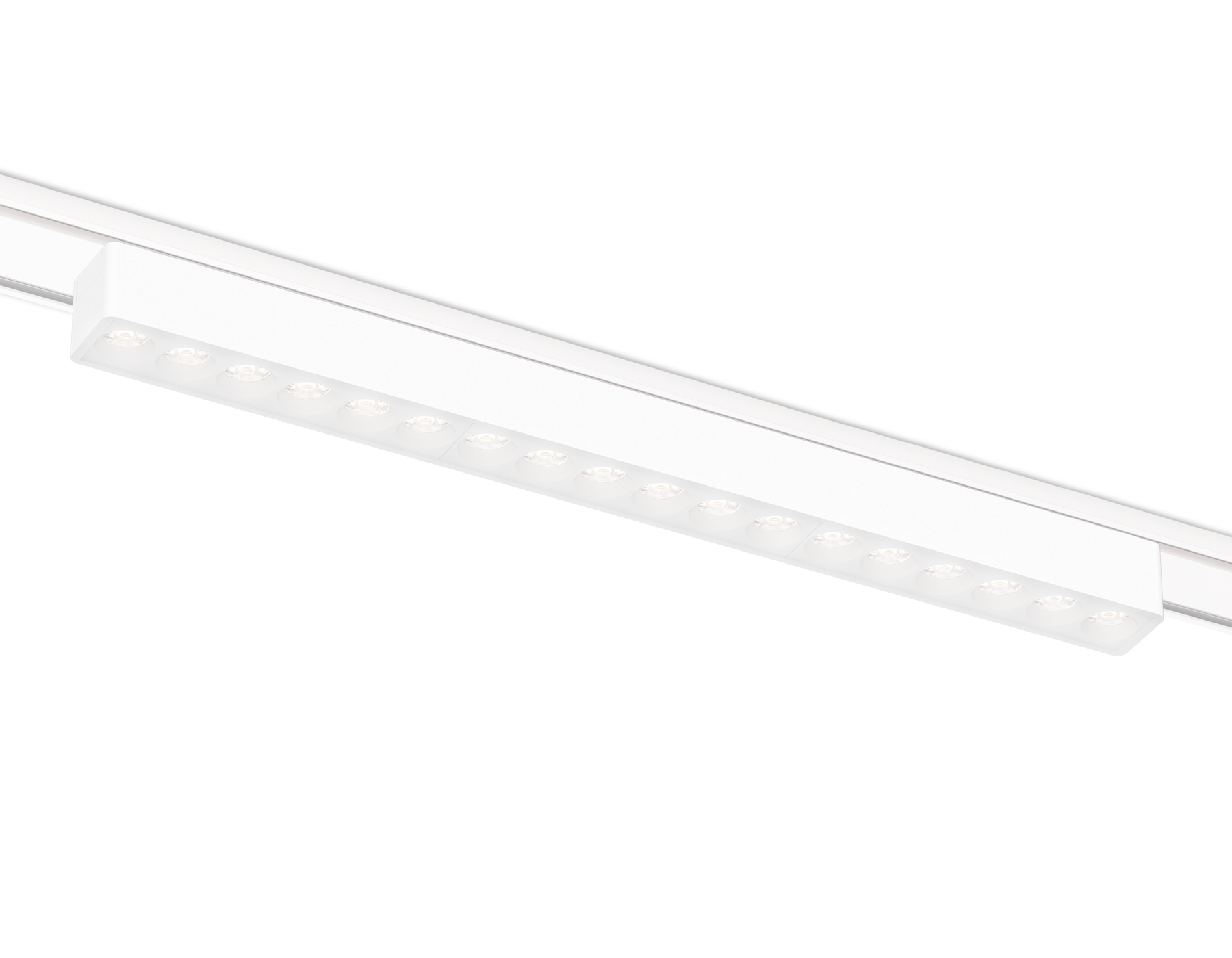 Светильник светодиодный трековый для шинопровода Magnetic Ultra Slim GV1414 WH белый IP20 18W 4200K 48V 24° 338*26*24