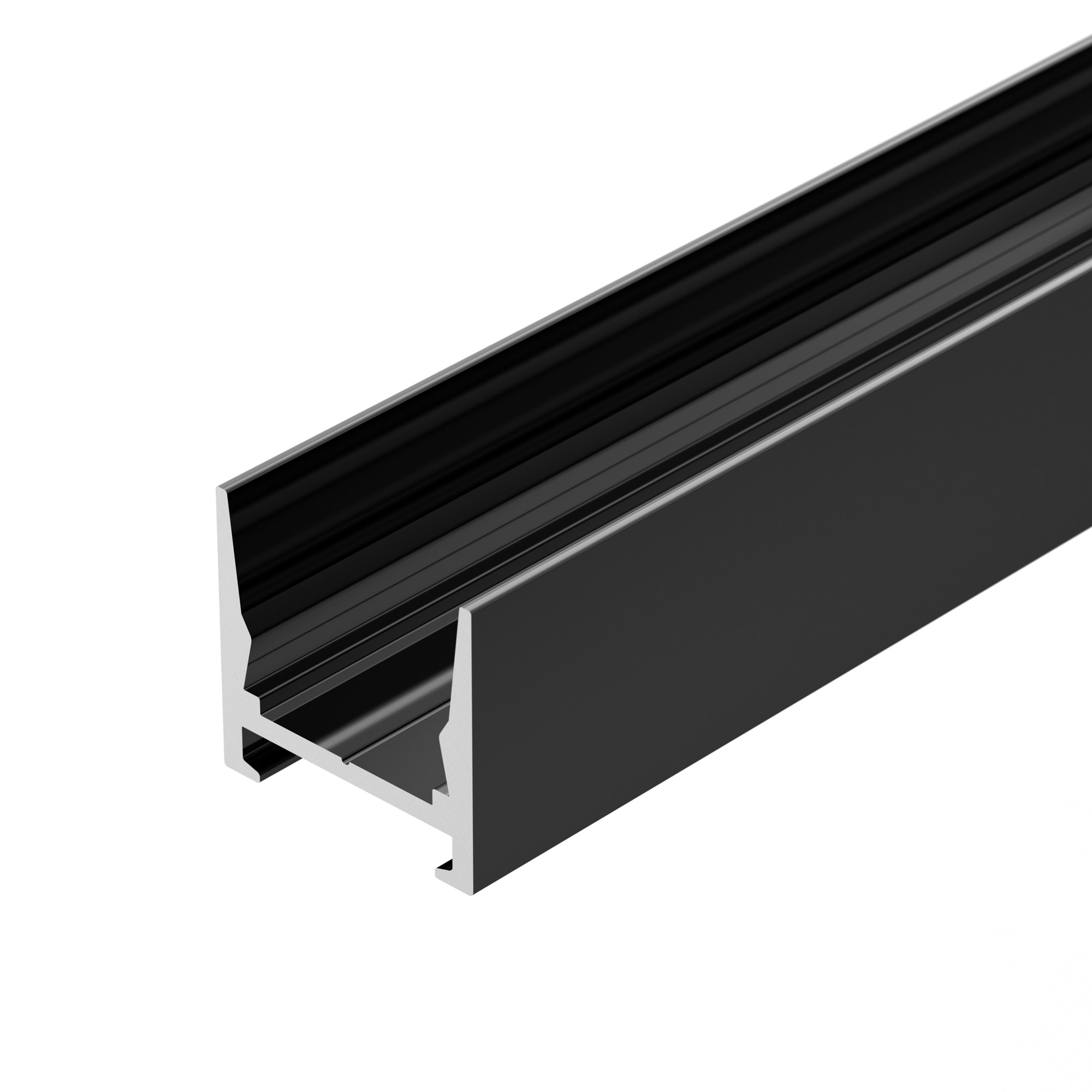 Профиль MIC-H-COMFY-2000 ANOD BLACK (Arlight, Алюминий) 029847