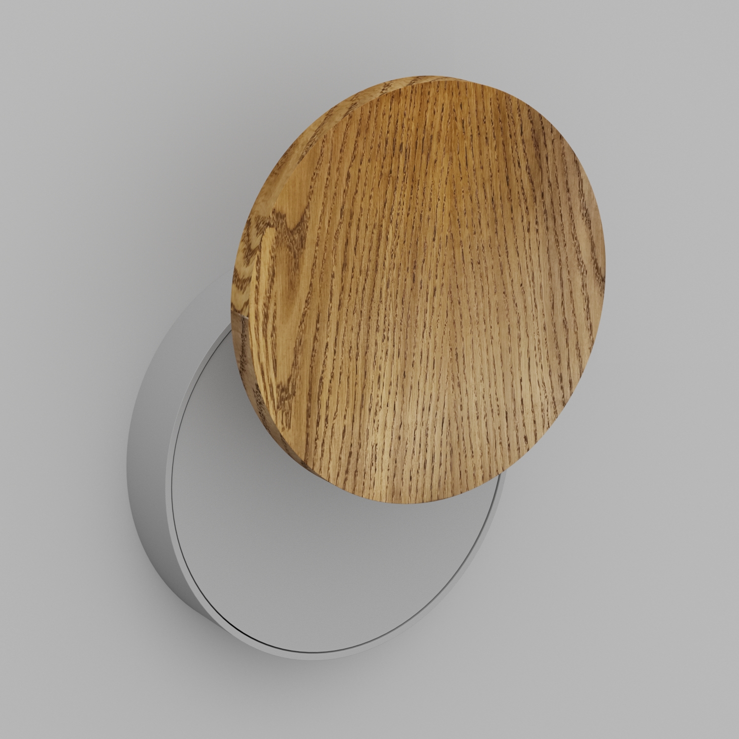 Настенный светодиодный светильник Ledron UFO G2 Wooden Grey (4500)