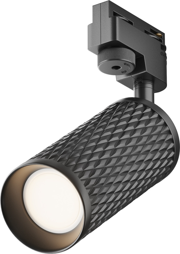 Трековый светильник Focus Design Unity GU10 50Вт однофазный Maytoni Technical TR011-1-GU10-B (tr011-1-gu10-b)
