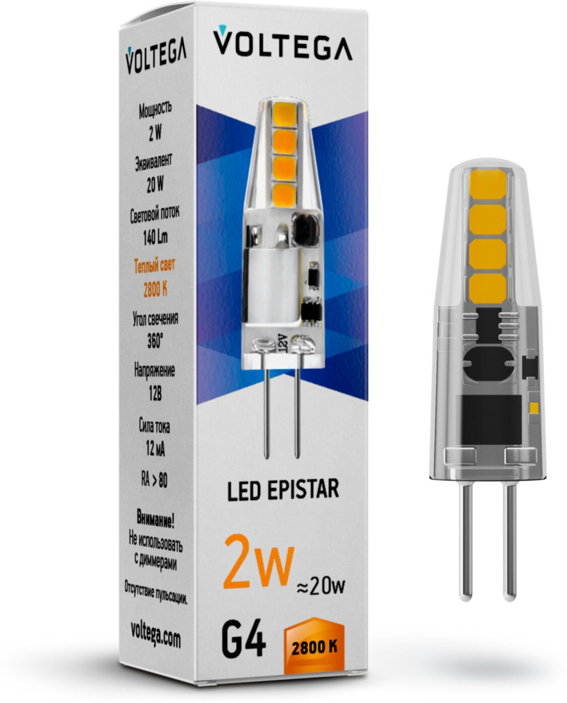 Лампочка светодиодная Capsule G4 7142 (voltega_7142)