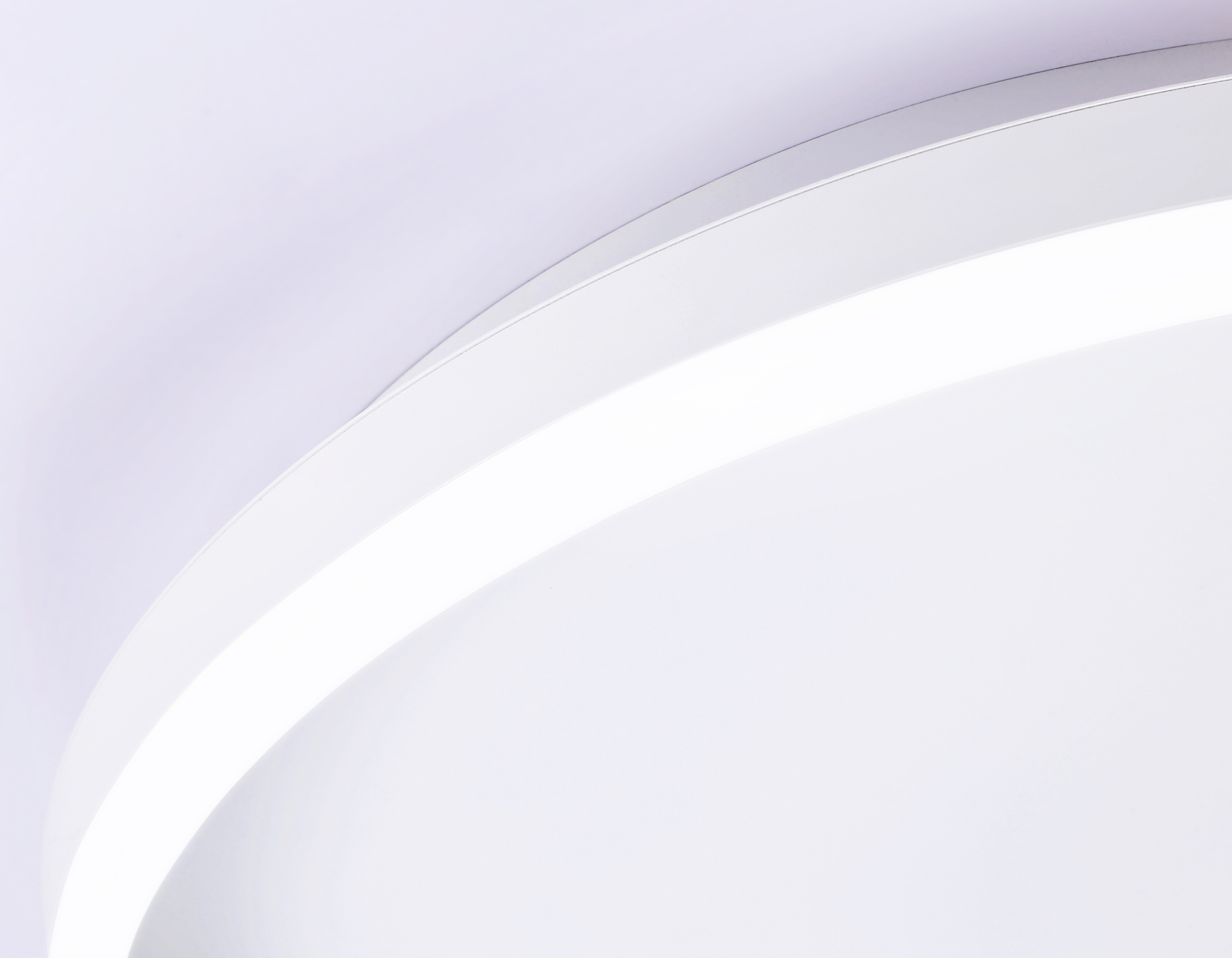 Потолочный светодиодный светильник с пультом управления FL5112/1+2 WH белый 43W 3000K-6400K D500*130 (ПДУ ИК)