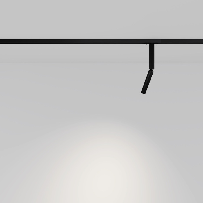 Трековый светильник однофазный 220V 6W Maytoni Focus T TR142-1-6W3K-B (tr142-1-6w3k-b)