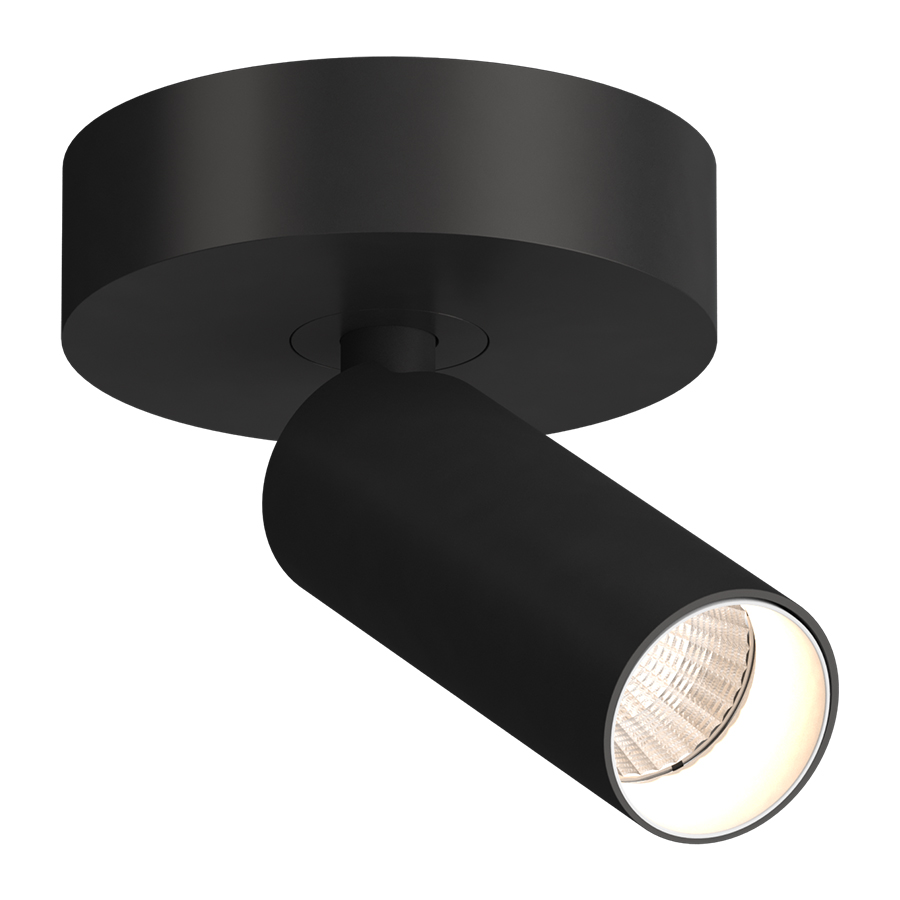 Накладной поворотный светодиодный светильник Ledron SAGITONY R1 S40 Dim Black-White 4000K (10852)