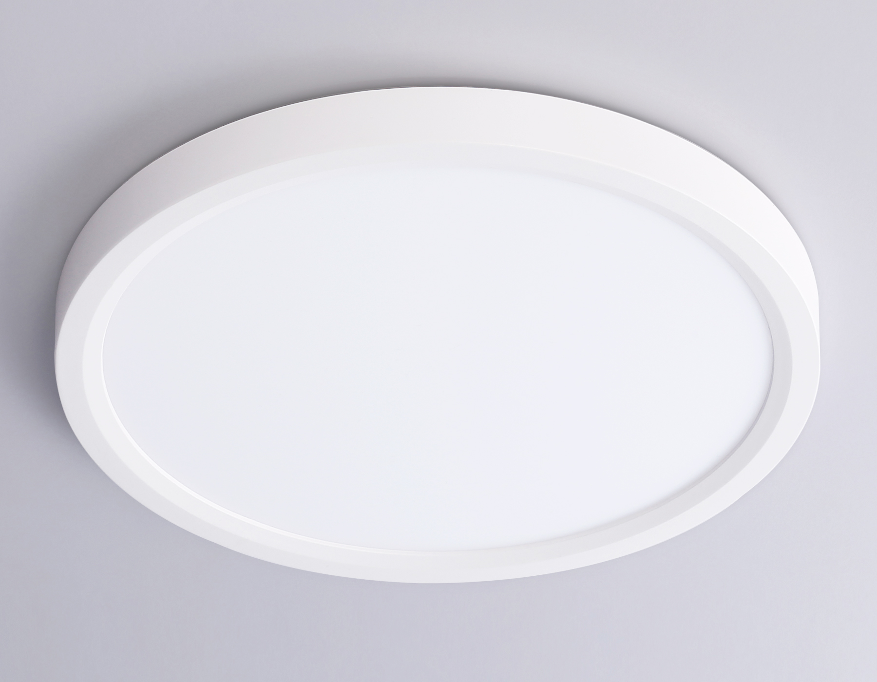 Светильник светодиодный ультратонкий 3000K-6500K с CCT-переключателем FZ1901 WH белый IP54 13W 3000K-6500K CCT-переключатель D230*25 (Без ПДУ)