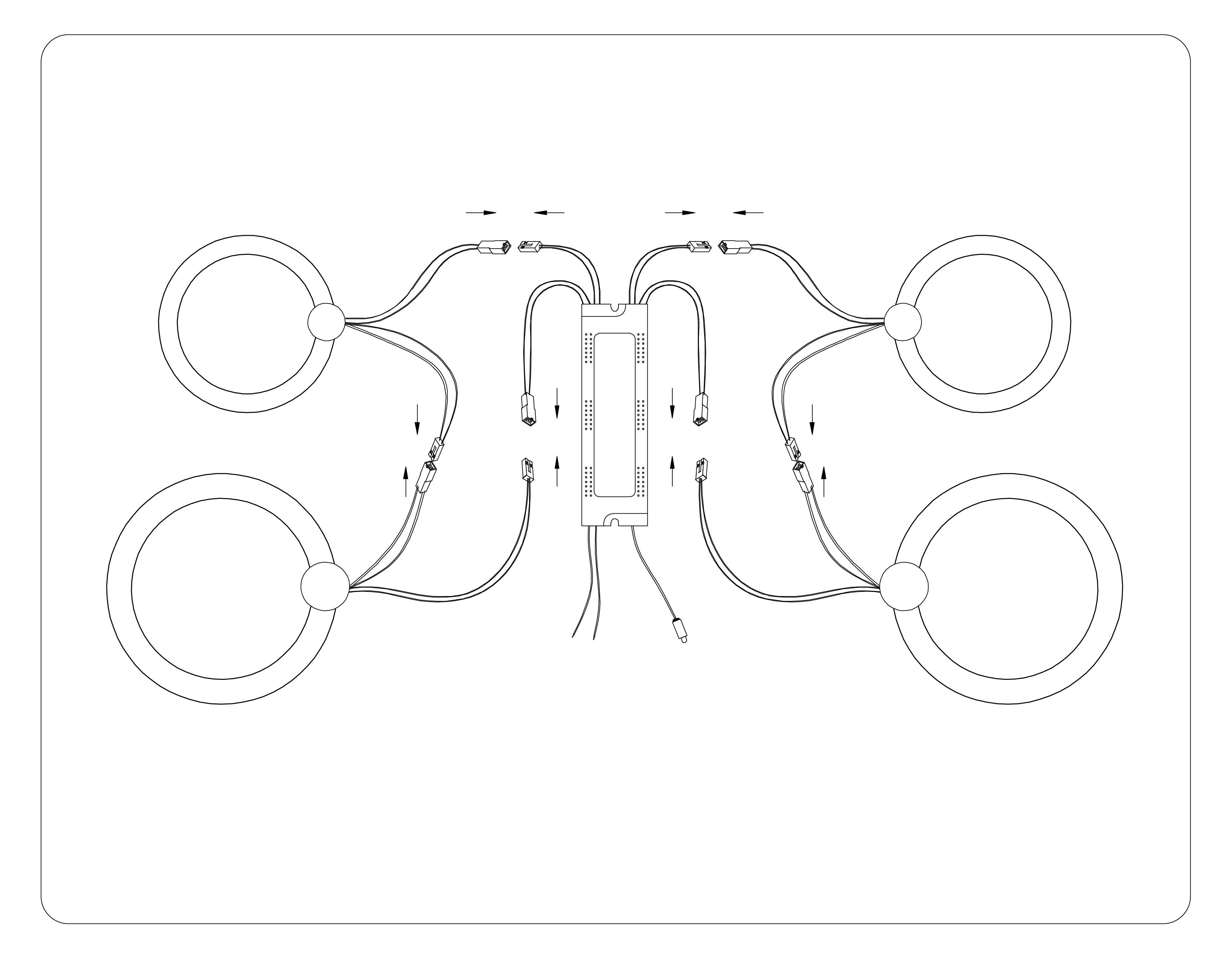 Потолочный светодиодный светильник с пультом FA3811/2+2 WH белый 3000K-6400K 82W 620*420*130 (ПДУ ИК)