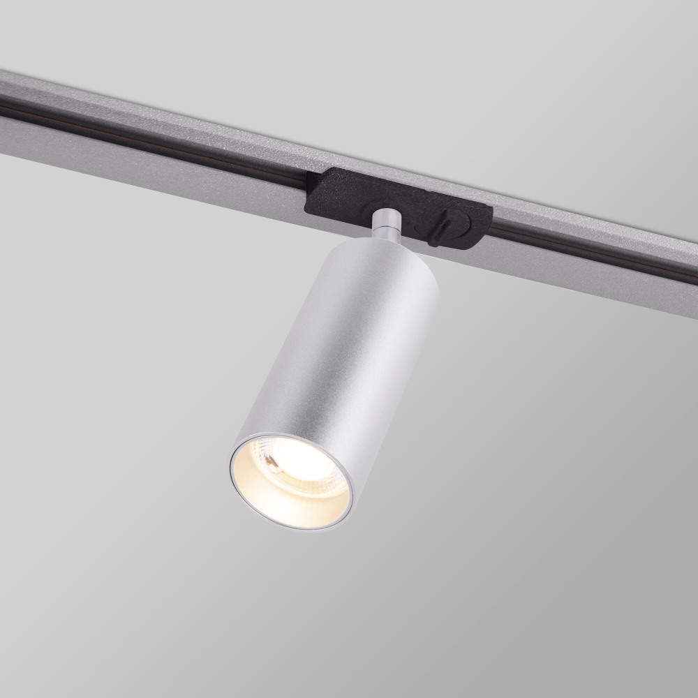 Трековый светильник Diffe серебряный 10W 4200K 8515201 однофазный (electrostandart_a058239)
