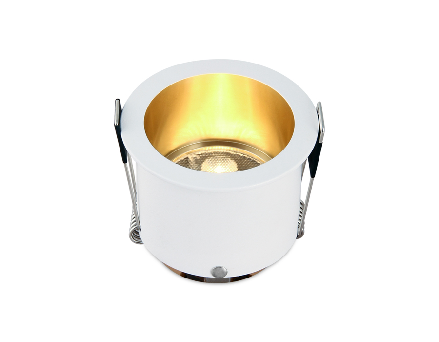 Встраиваемый точечный светильник MR16 TN211 WH/GD белый/золото GU5.3 D68*57