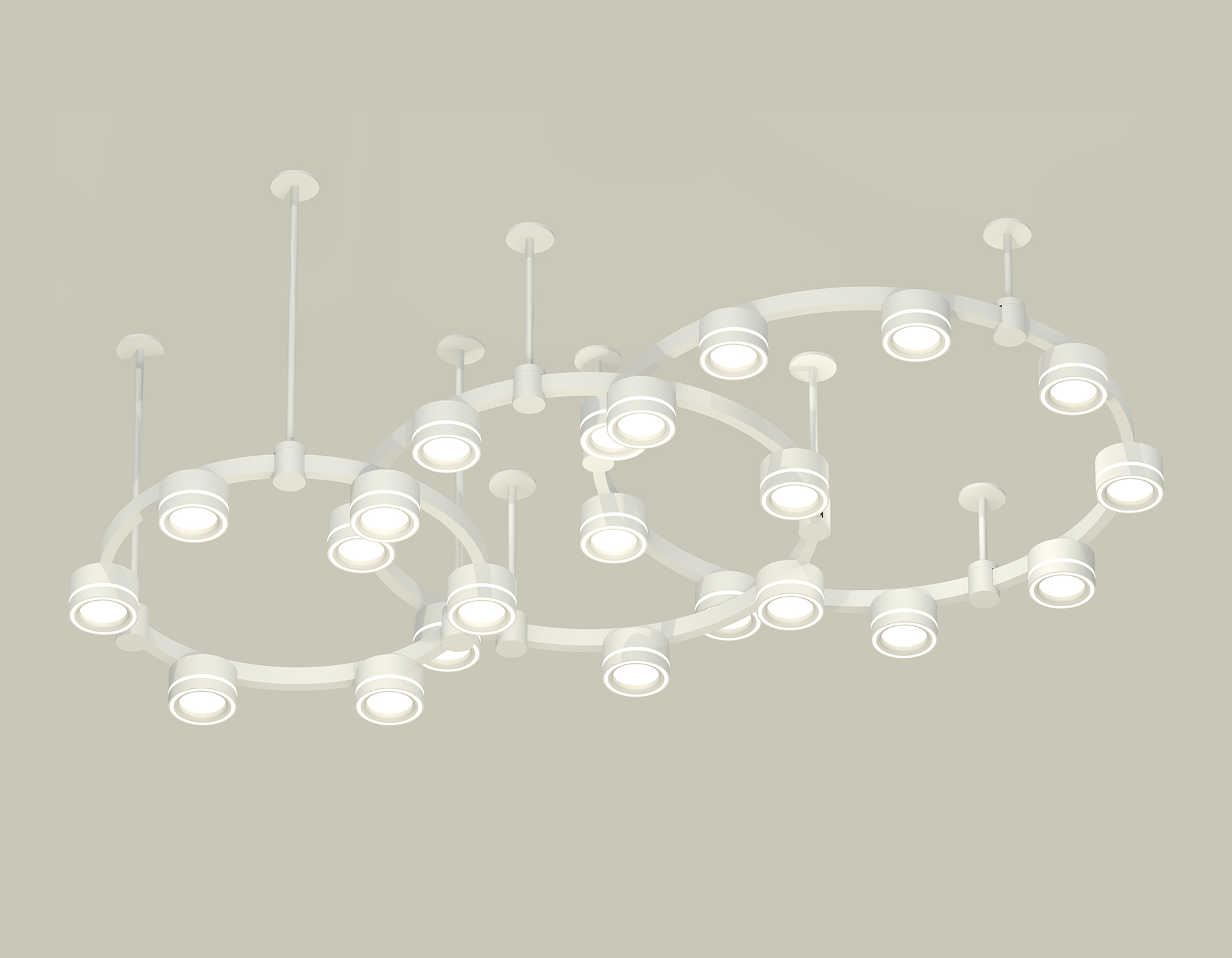 Комплект подвесного светильника Techno Ring с акрилом XR92212250/22 SWH/FR белый песок/белый матовый GX53