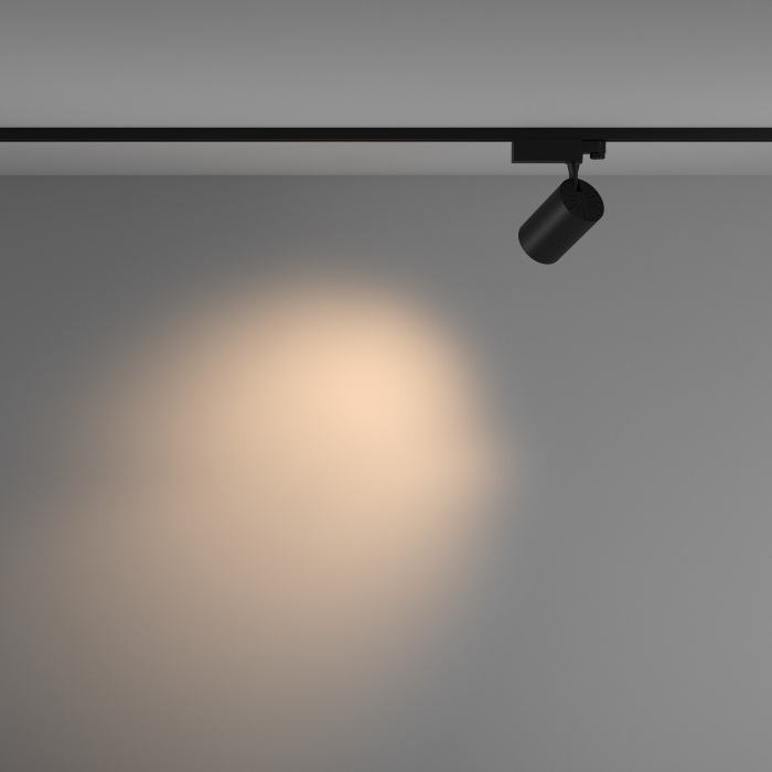 Трековый светильник Vuoro Trinity 3000K 20Вт 36 LED трехфазный Maytoni Technical TR029-3-20W3K-M-B (tr029-3-20w3k-m-b)