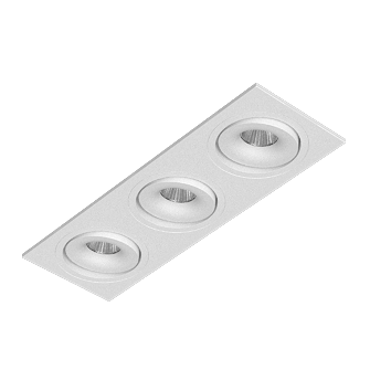 Встраиваемый поворотный светодиодный светильник MJ1006 SQ3 White 4000K (10515)