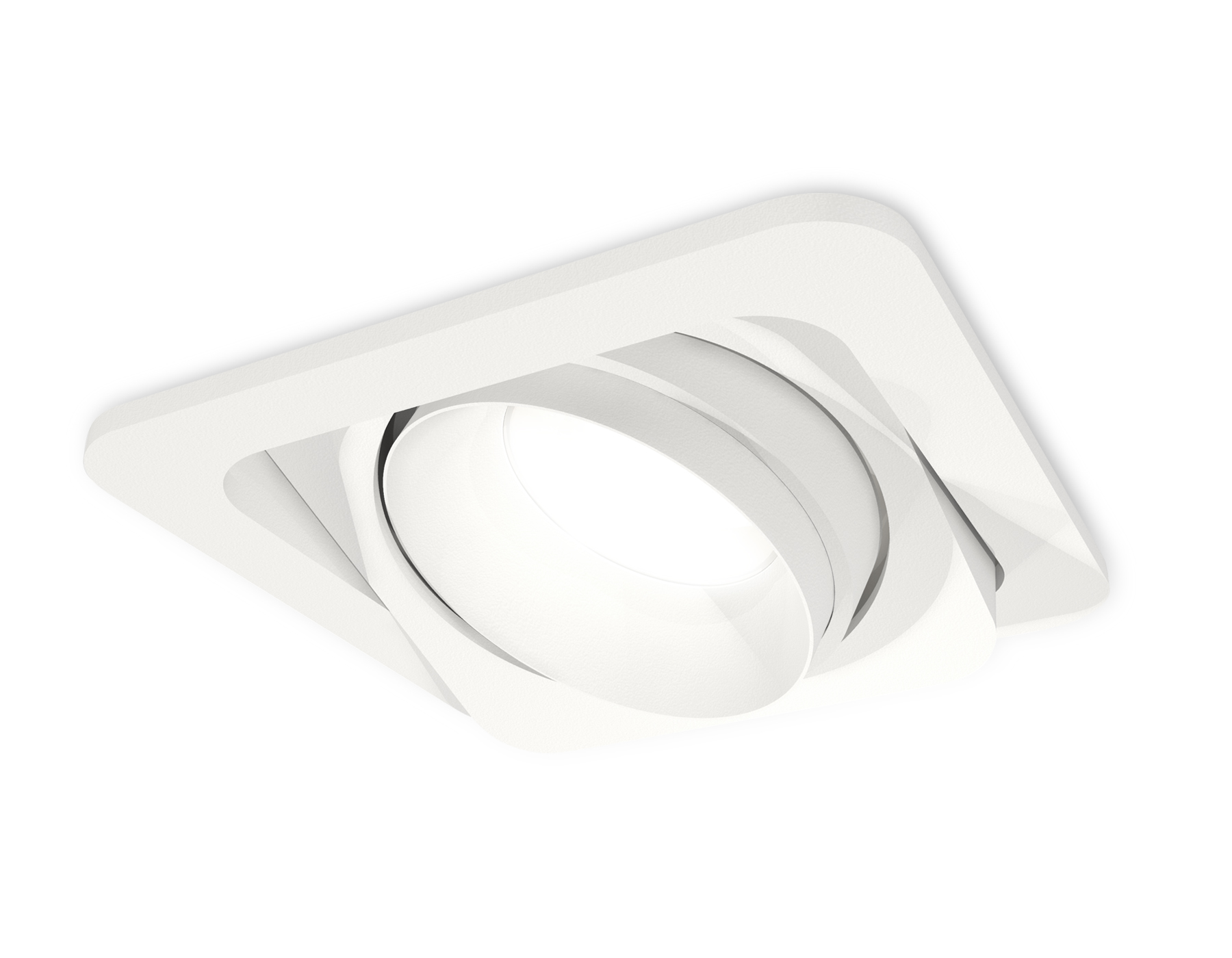 Комплект встраиваемого поворотного светильника XC7658020 SWH белый песок MR16 GU5.3 (C7658, N7030)