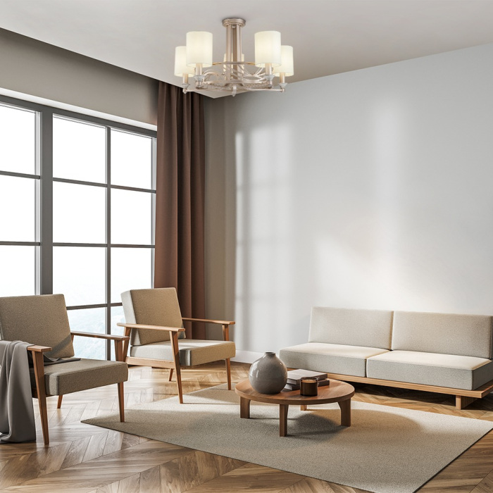 Потолочная люстра Vittoria H004CL-05BG (h004cl-05bg)